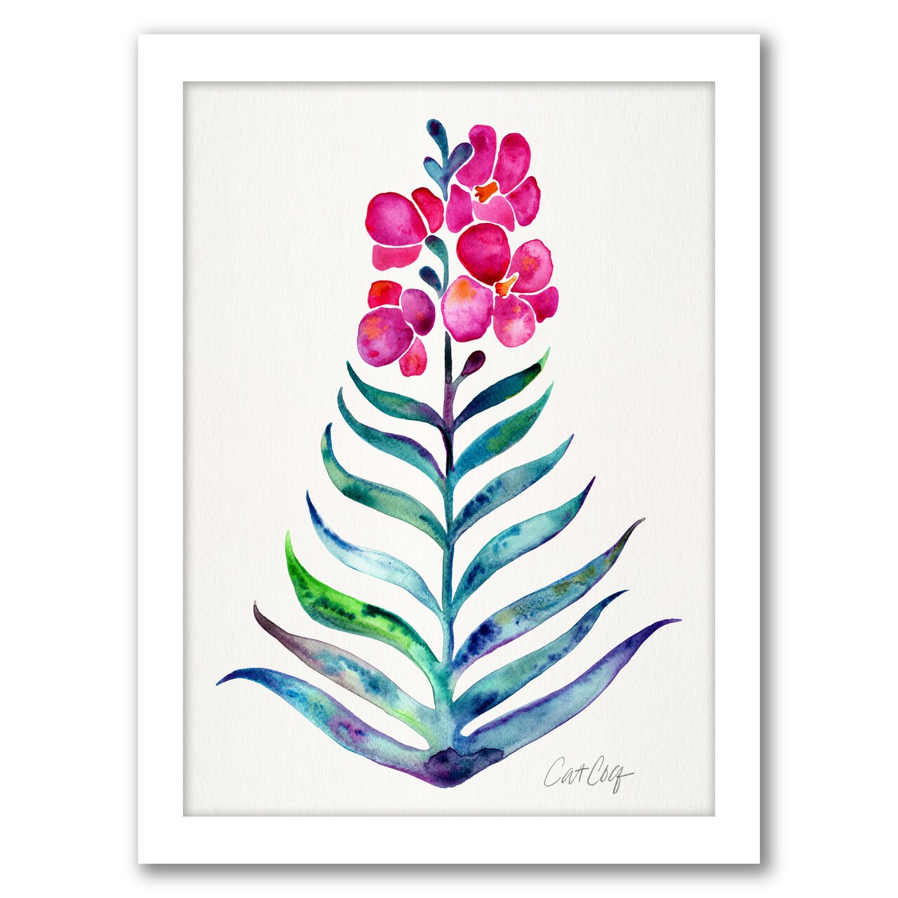 Blooming Orchid by Cat Coquillette Frame  - Americanflat